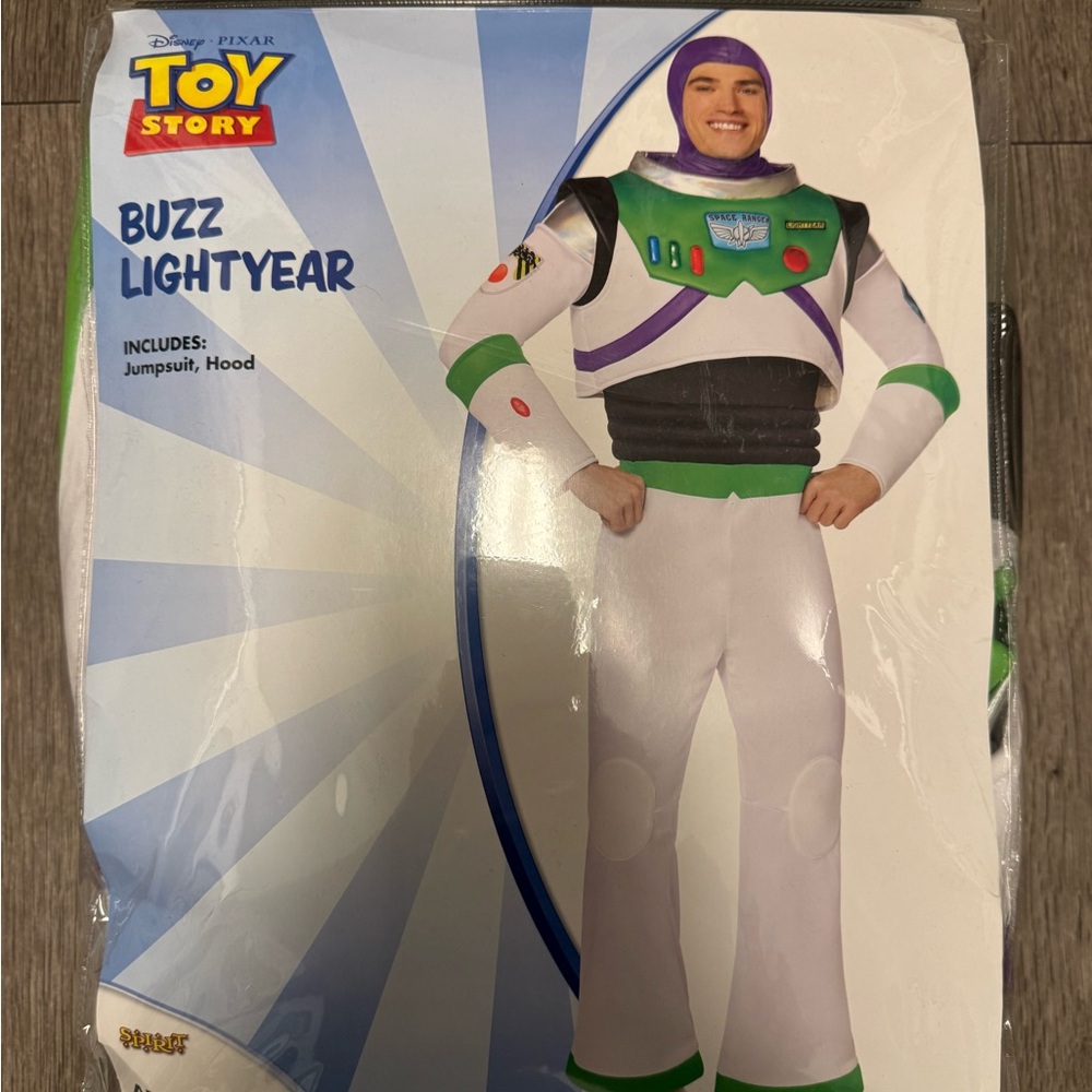 Buzz Lightyear Costume Adult Toy Story Spirit Halloween Disney Mens Adult XLARGE